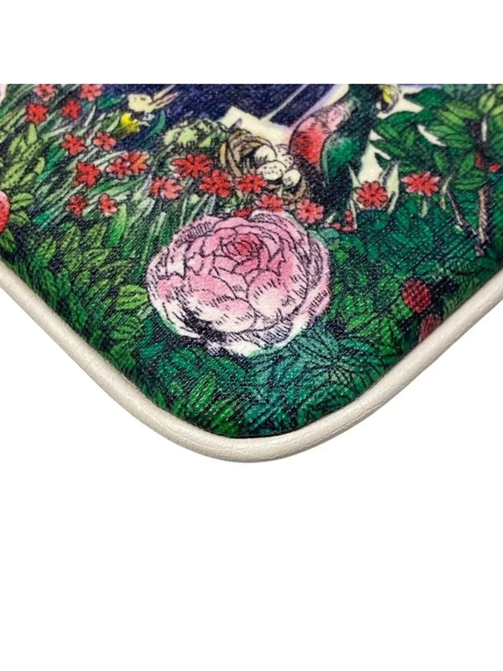 Gucci Clutch Ophidia Yuko Higuchi Green Ivory Multi Leather